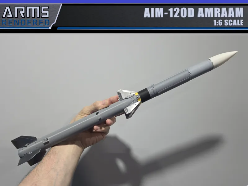 AIM-120 C/D AMRAAM - 1:6 Scale - High Detail