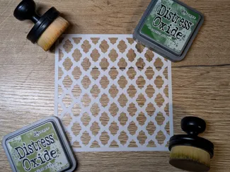 Oriental Pattern Stencil/Stempel-Schablone