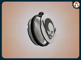 Los Piojos - Double-Sided Fan Keychain