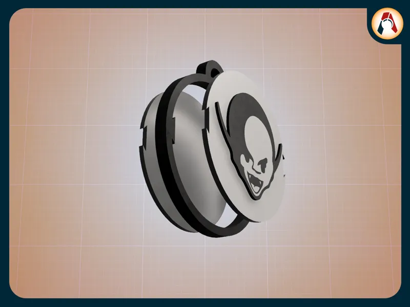 Los Piojos - Double-Sided Fan Keychain