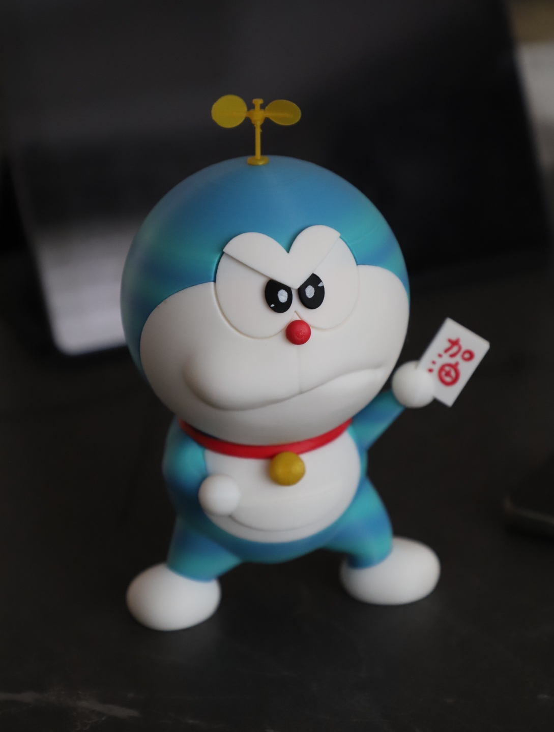 Miniatura 1 do modelo 3D 机器猫给你加油，多啦a梦加油(已拆件)