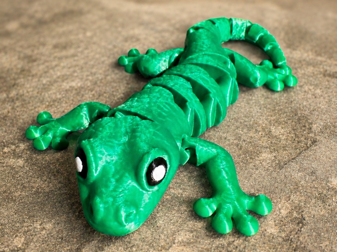 Fridolin der neugierige flexy Gecko