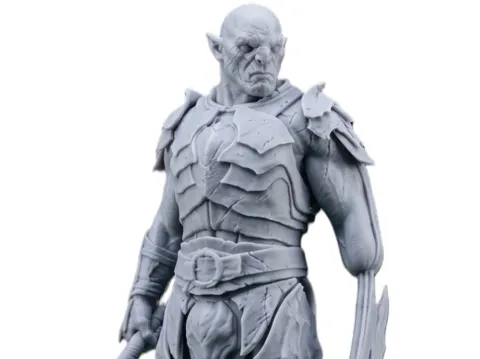 Figura decorativa: Azog the Defiler – Pale Orc Commander — referencia de MakerWorld