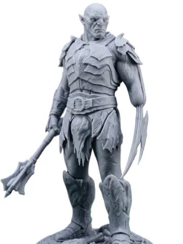 Figura decorativa: Azog the Defiler – Pale Orc Commander — vista de referencia 2