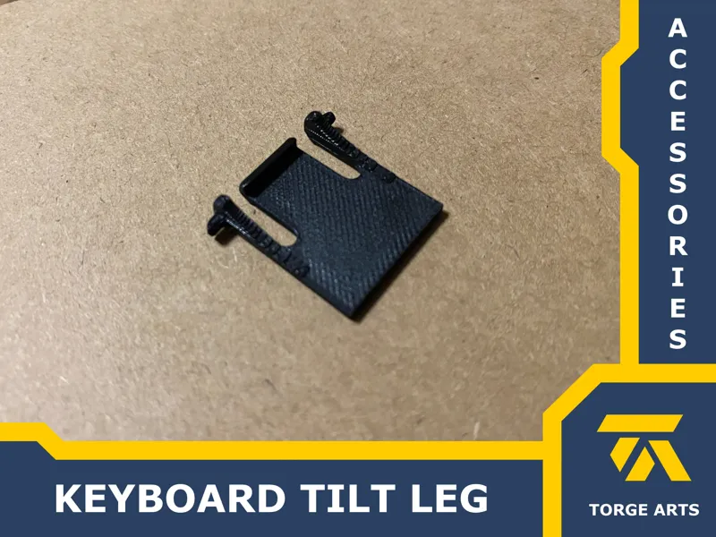 Keyboard tilt leg