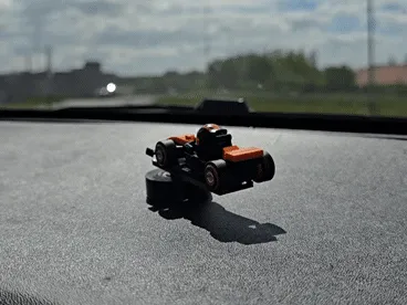 Rotating car stand