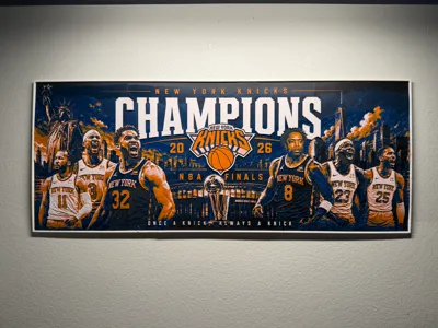NY Knicks 2026 NBA Champions Multi Panel HueForge