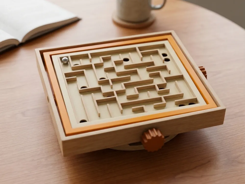 PARAMETRIC MAZE - Free 3D Print Model - MakerWorld