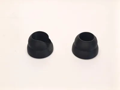 Curtain rod (15mm diameter) holder 