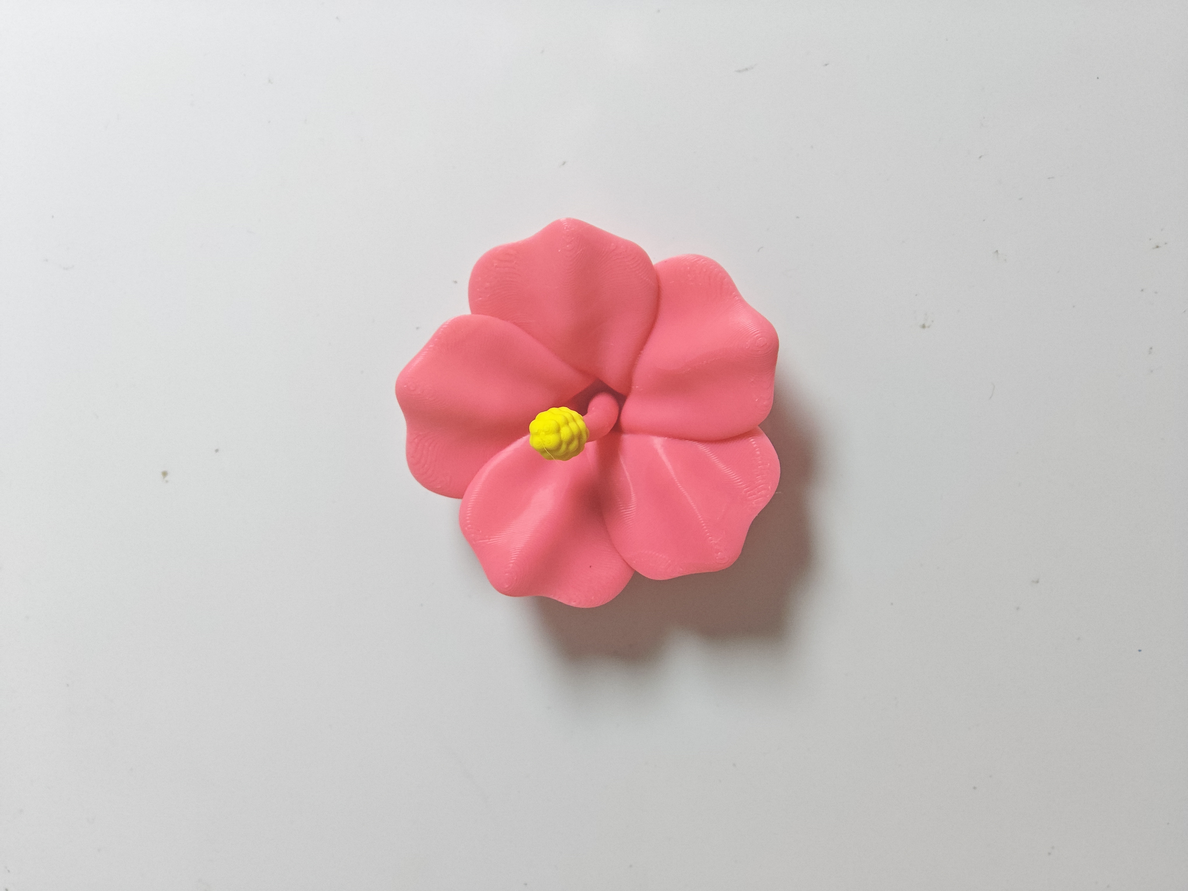 Miniatura 4 do modelo 3D 花花立体冰箱贴-水仙花-芙蓉花-荷花=菊花-山茶花等