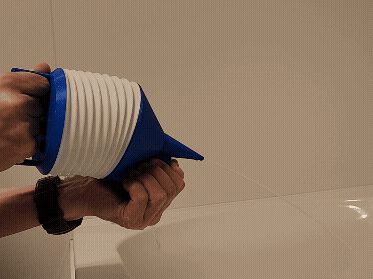 Accordion Water Gun – TPU Printing Technique