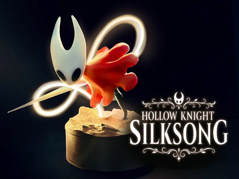 Hollow Knight Silksong Hornet Figure LED