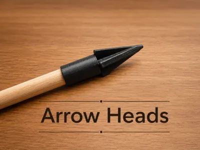 Arrow Heads for Wooden Arrows – 8.2 mm Shaft