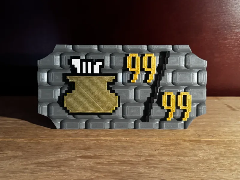OldSchool RuneScape 99 Cooking Plaque V3