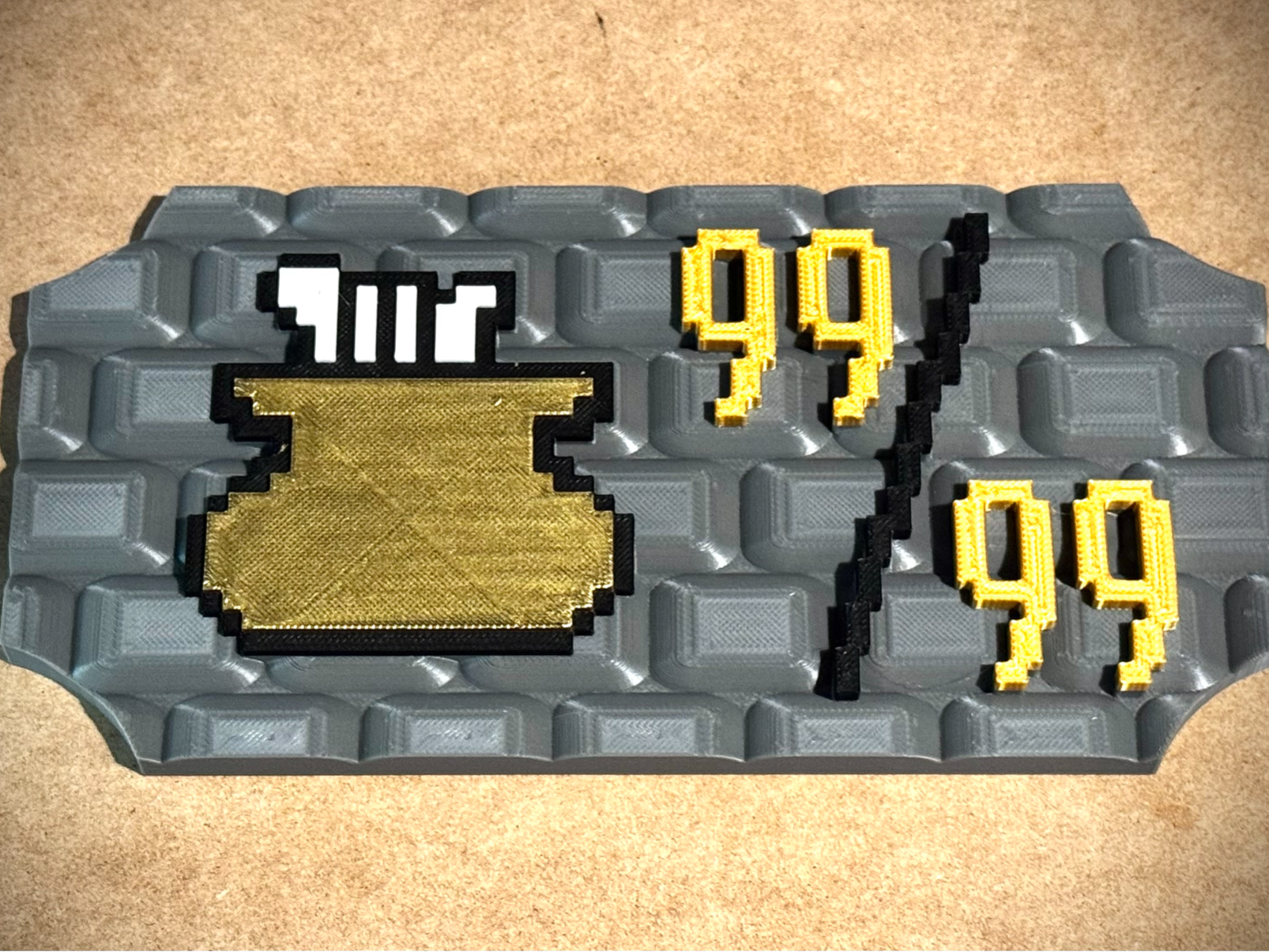 OldSchool RuneScape 99 Cooking Plaque V3