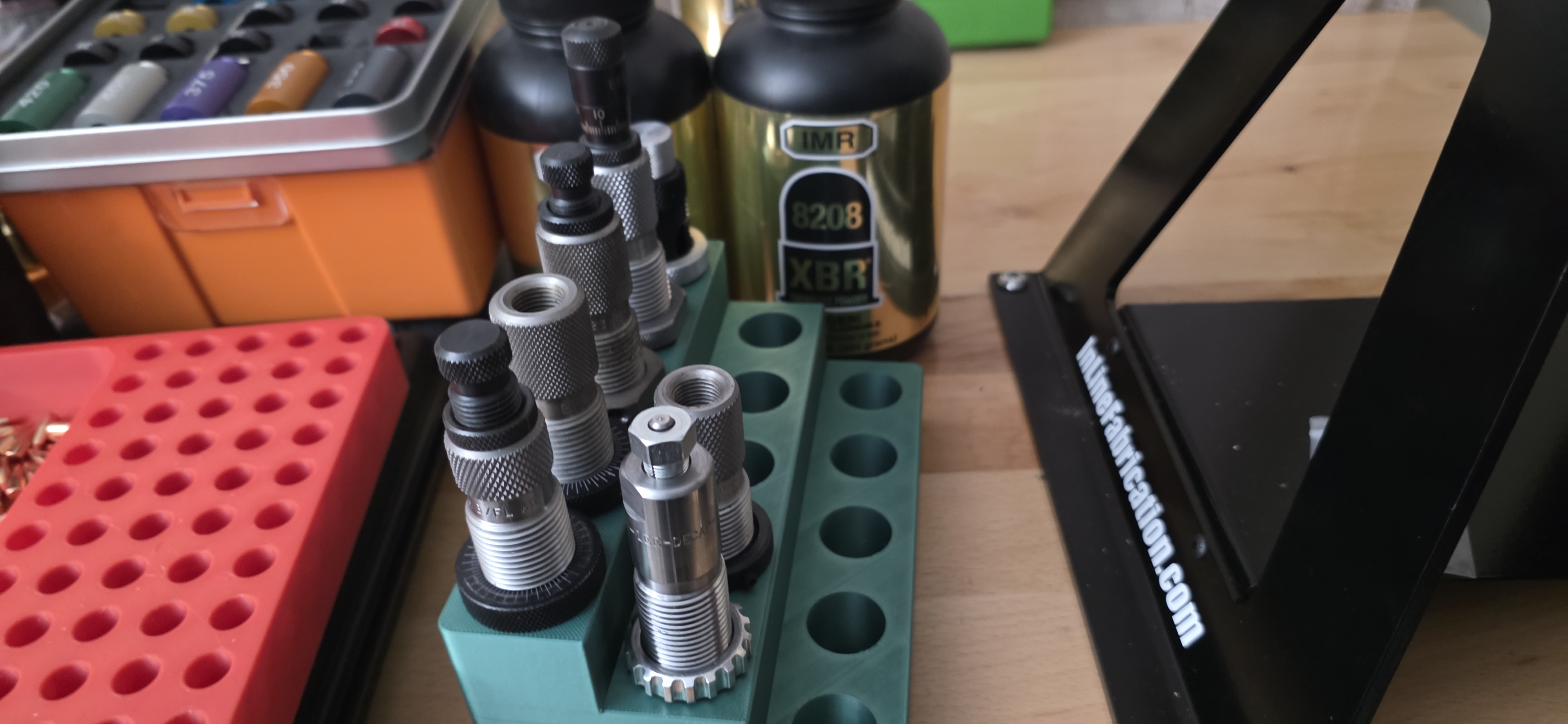 Miniatura 2 do modelo 3D Reloading die organizer