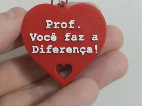 Llavero: Chaveiro Dia dos Professores — referencia de MakerWorld