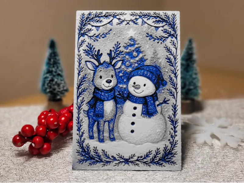 Rentier&Schneemann Relief