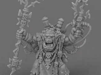 Ork Big Mek mit Shokk Attack Gun
