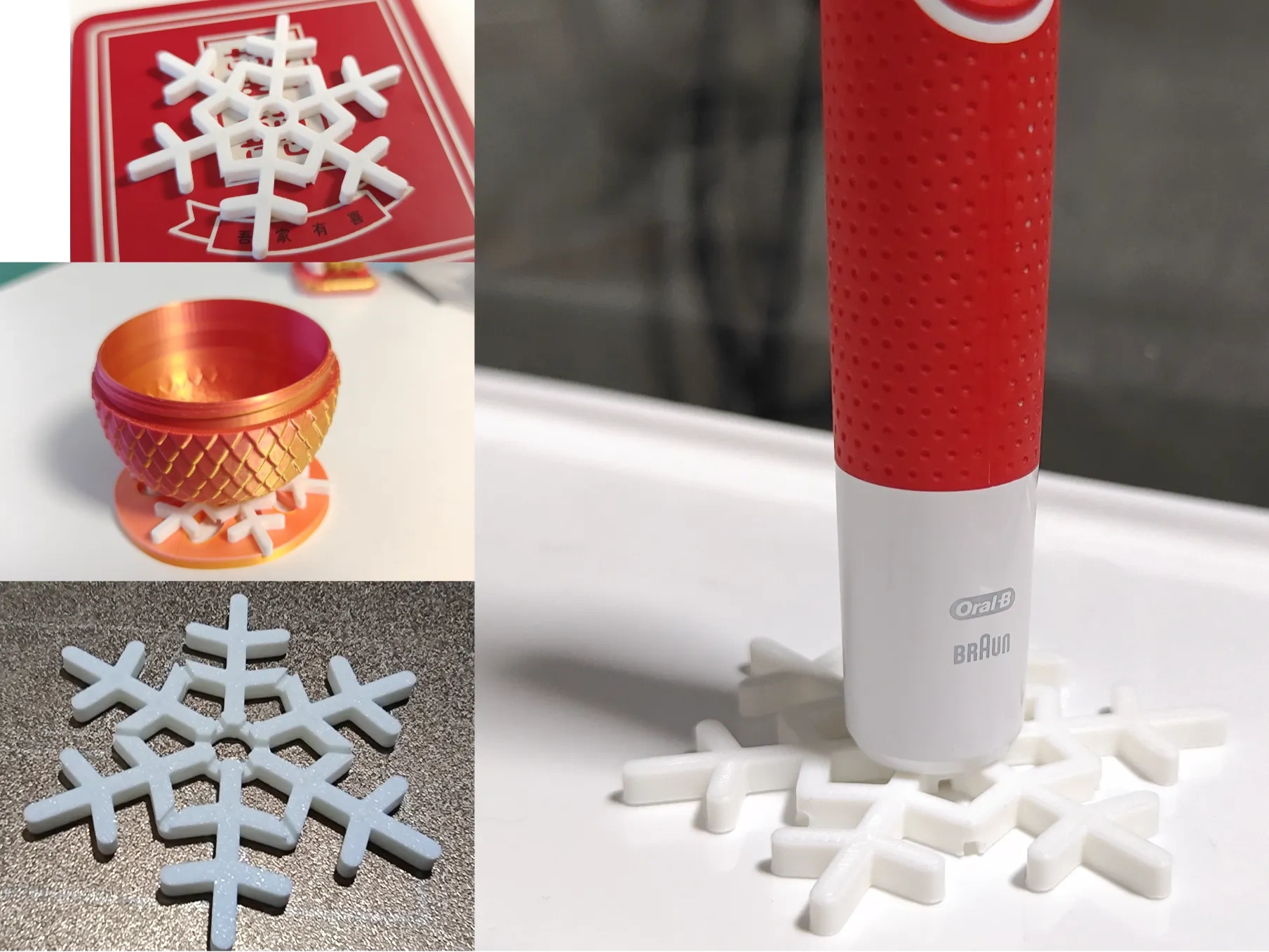 雪花杯垫 牙刷杯垫 杯垫收纳 滤水垫 Snow coaster Toothbrush coaster