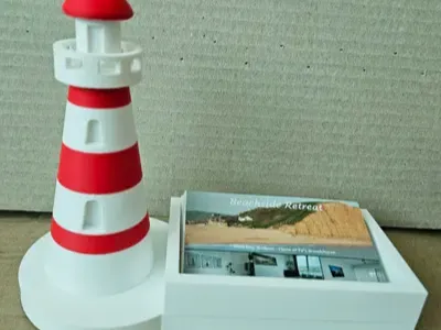 Business Card Holder Lighthouse NEW AMS VERSION