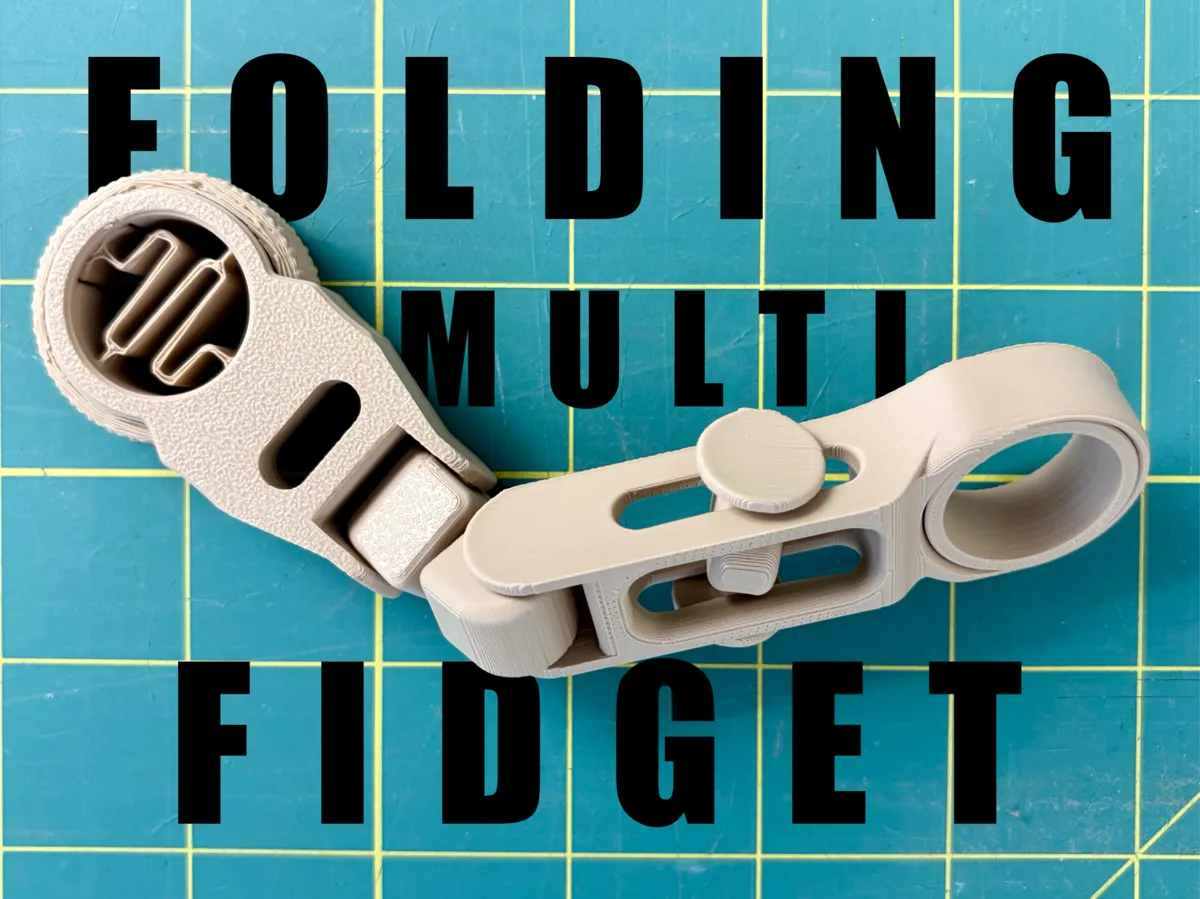 Folding Multi-Fidget - Free 3D Print Model - MakerWorld