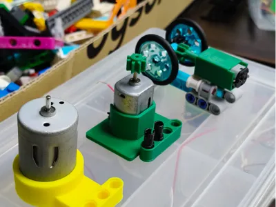 Motor Casing and Gear Set with brick adaptor
