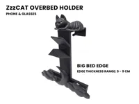 Big Bed Edge (5-9 cm), Phone + Glasses, No Support