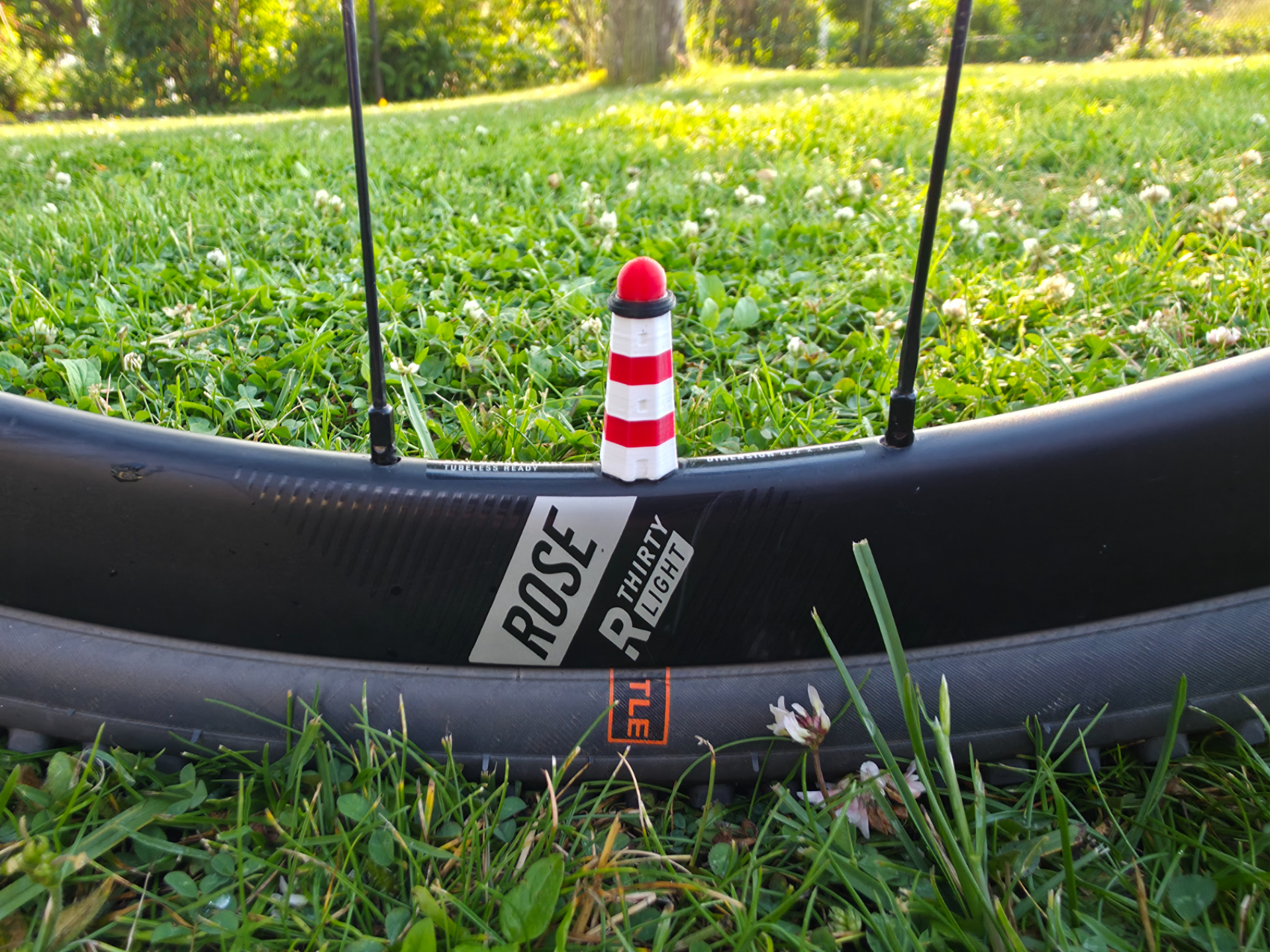 Fahrrad Ventilkappe Leuchtturm Presta Ventil