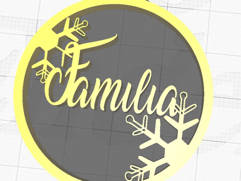 Bola navidad familia