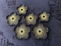 Boucles d'oreilles fleurs de printemps (3 tailles) — photo 3