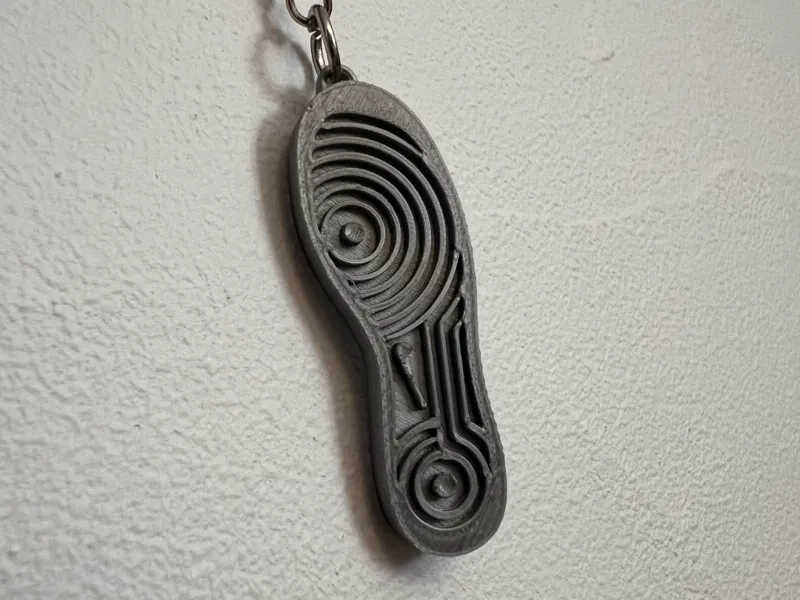 Nike Air Force sole keychain