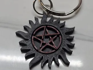 Supernatural Anti-Possession Keychain