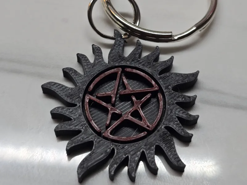 Supernatural Anti-Possession Keychain
