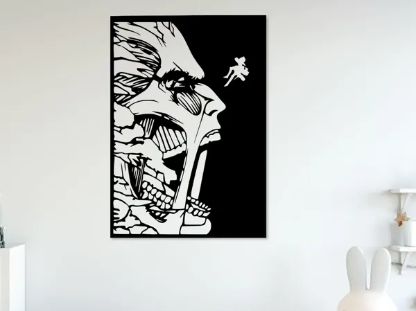 Décoration murale 2D Attack on Titan