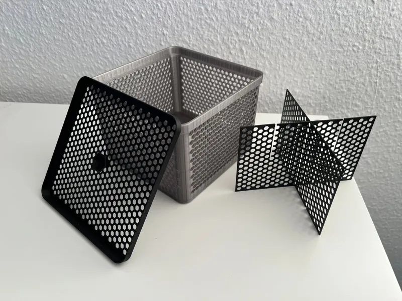 Modular Stackable Organizer Box - 150x150x100mm