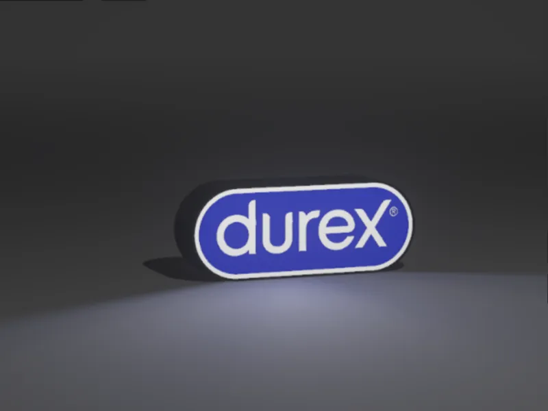 Durex Logo Wall Lamp – Light with a Bold Statement