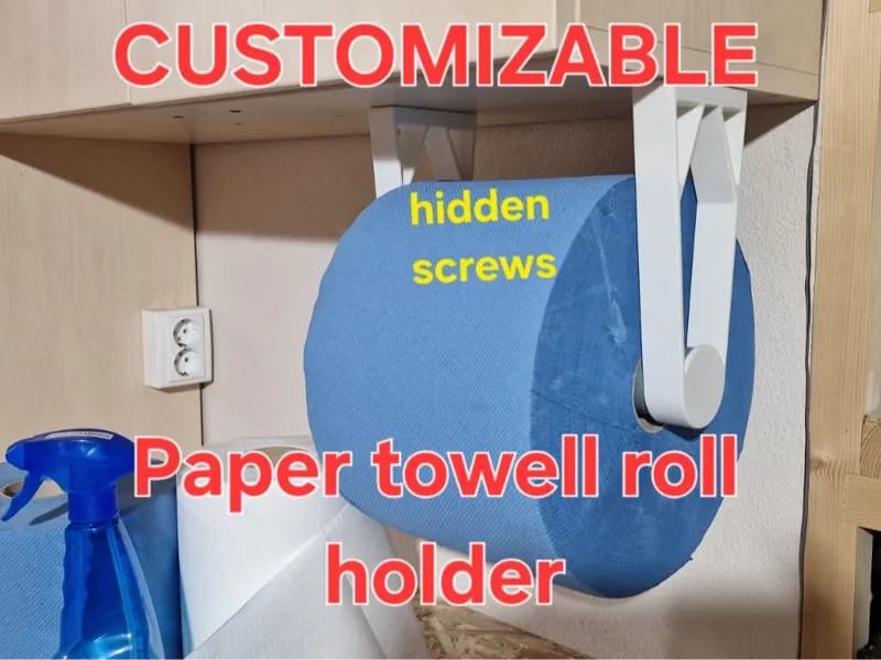 Paper towel roll holder - PARAMETRIC