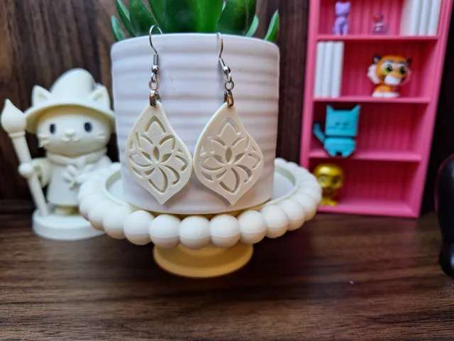 Paisley Shell Earrings