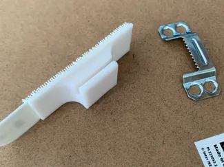 3M Command strip hook, IKEA frame