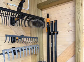 Wall mounts for QuikFit shafts and attachments