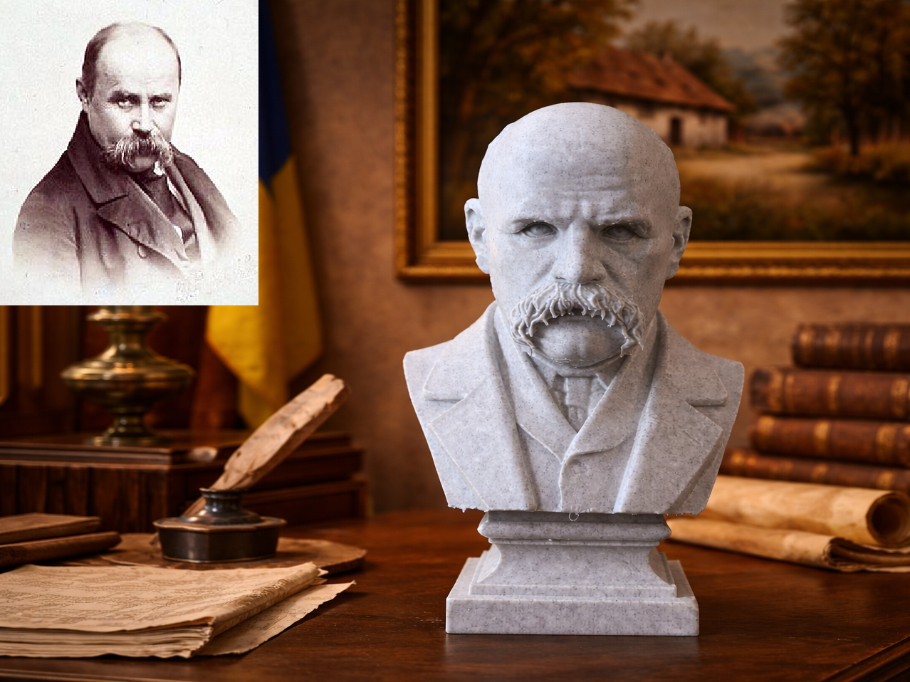Taras Hryhorovych Shevchenko Bust