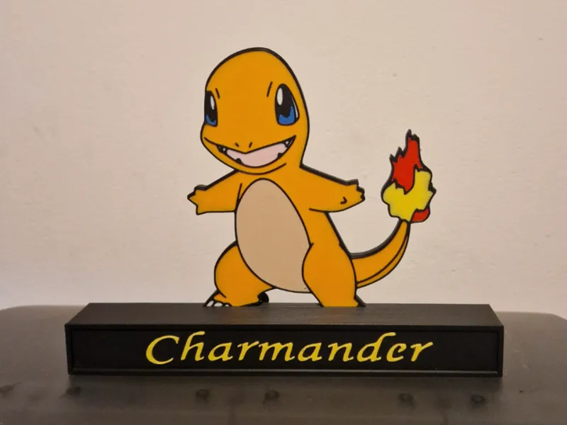 Charmander on stand