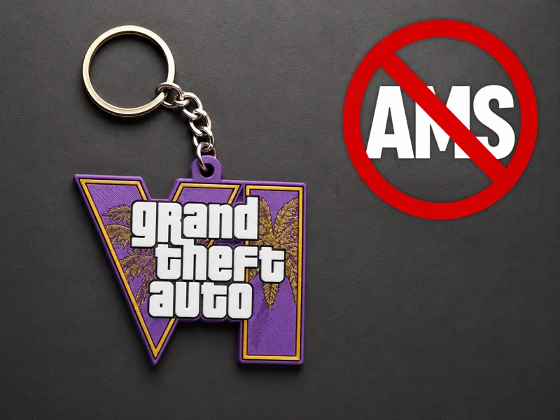 Grand Theft Auto VI (GTA 6) Keychain / No AMS