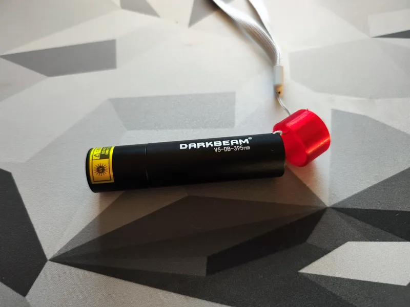 TPU Button cover for Darkbeam UV flashlight
