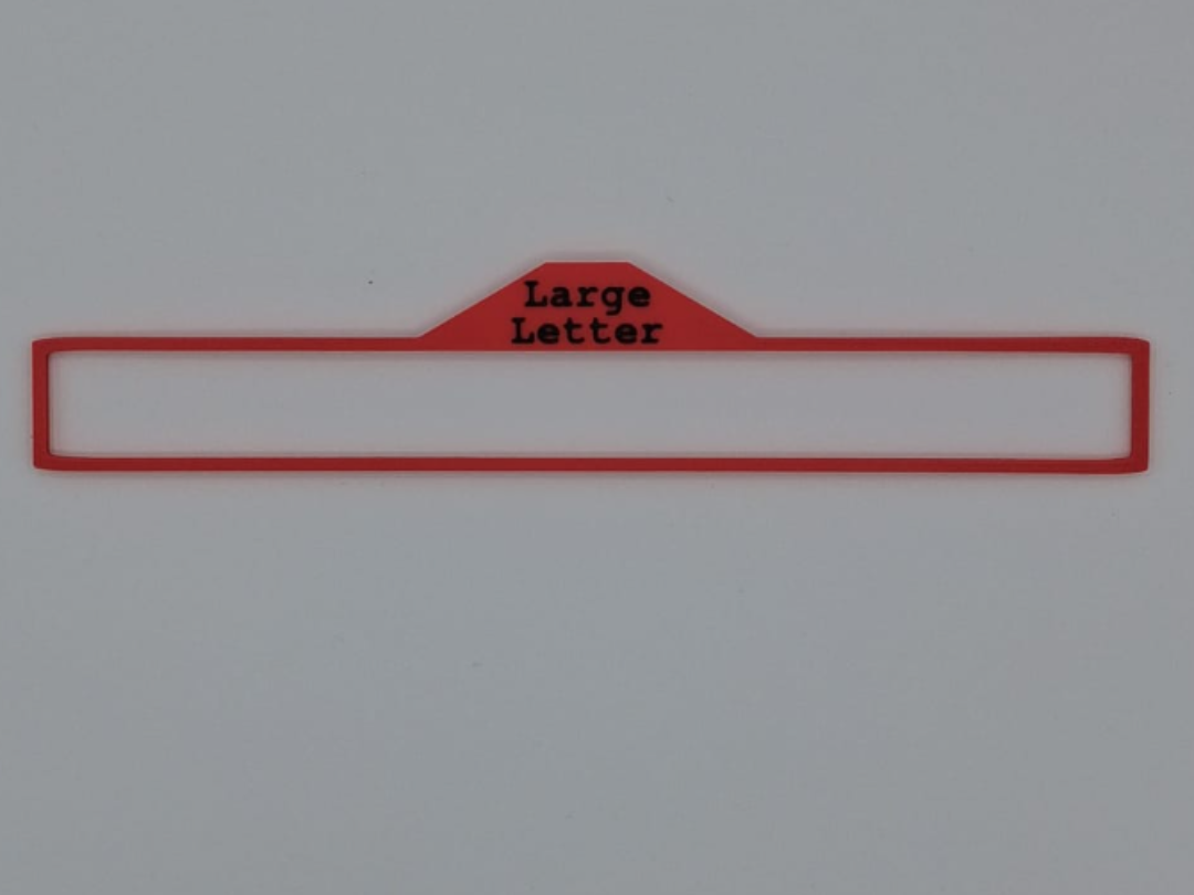 Royal Mail large letter size guide