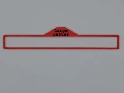Royal Mail large letter size guide