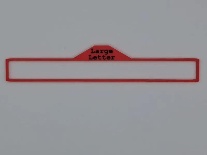 Royal Mail large letter size guide