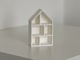Miniature dollhouse in 1:12 size