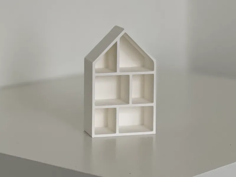 Miniature dollhouse in 1:12 size